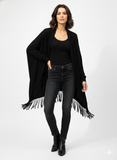 Brandy Melville black fringe cardigan