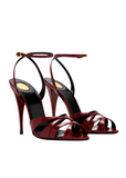 Saint Laurent Red Chandelle 110 Sandals New