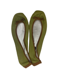 Dolce&Gabbana green ballet shoes