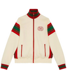 Gucci GG logo web-stripe zip up Jacket