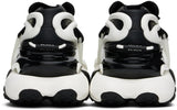 Balmain Black and White Unicorn Low-Top Sneakers
