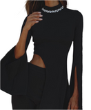 Chic le Frique Lisette black long top