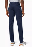 Brunello Cucinelli Navy Blue Cotton Trousers