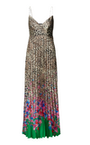 Liu JO animal print colourfull maxi dress