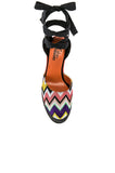 Missoni multicolored wedge sandals