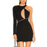 NBD Nevaeh black cut out mini dress