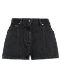 Versace Black Denim Shorts