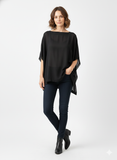 Ioanna Kourbela black oversized sheer top