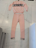Iceberg Pink Ski winted set with leggins