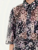 Chanel logo blouse