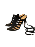 Gianvito Rossi black velvet heels