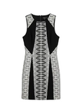 Wish black printed bodycon dress