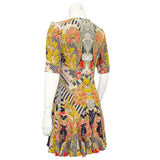 Alexander McQueen 2011 Folklore Fin printed cocktail dress