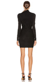 Isabel Marant black ruched dress