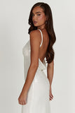 Meshki MARISE off white sequin long Dress