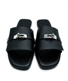 Hermes Gabriel sandals black