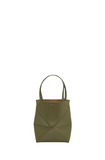 Loewe Eucalyptus Green Mini puzzle Fold tote