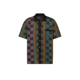Louis Vuitton 2024 Damier short sleeve cotton knit shirt