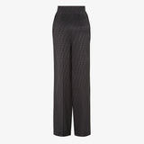 Fendi FF Black Silk Pants