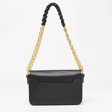Tom Ford Black Leather Small Natalia Shoulder Bag