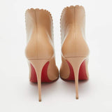 Christian Louboutin Beige Leather Pijonina Pumps