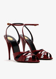 Saint Laurent Red Chandelle 110 Sandals New