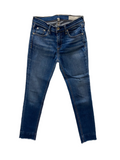Rag & Bone blue denim ankle skinny jeans