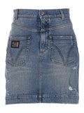 Dolce & Gabbana High waisted denim skirt