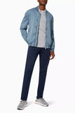 Brunello Cucinelli Navy Blue Cotton Trousers