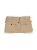 Miu Miu Chino cotton mini skirt