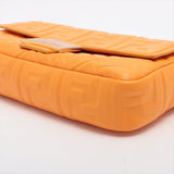 FENDI Baguette Nappa Leather Orange 2-Way bag