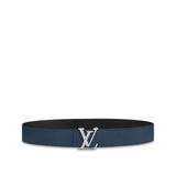 Louis Vuitton double sided blue and black belt