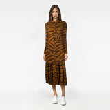 Mara Hoffman tiger print maxi dress