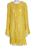 Blumarine yellow tunic dress