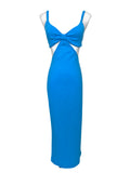 Manera Odevatca Blue Long Dress