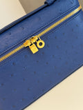 NEW Loro Piana Extra pocket L19 ostrich