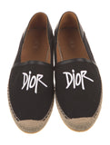 Dior Black Logo espadrilles