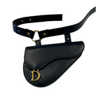 Dior SaddleBlack removable pouch belt 70
