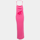 Camile Coelho pink maxi cut out dress
