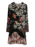 Valentino 2010 floral silk dress