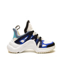 Louis Vuitton LV Archlight sneakers white blue and black