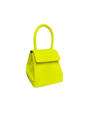 Like New Rubeus Milano Neon Lime/yellow Lizard Liza mini Bag