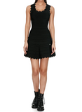 Revolve black layered bodycon dress