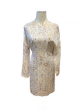 Hermes wrap silk dress