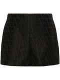 Valentino Garavani black monogram jacquard shorts