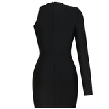 NBD Nevaeh black cut out mini dress