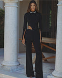 Chic le Frique Lisette black long top