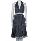 Dolce & Gabbana Navy blue and white Anchor dress