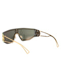 Versace Eyewear Medusa Embellished Sunglasses
