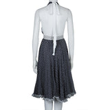 Dolce & Gabbana Navy blue and white Anchor dress